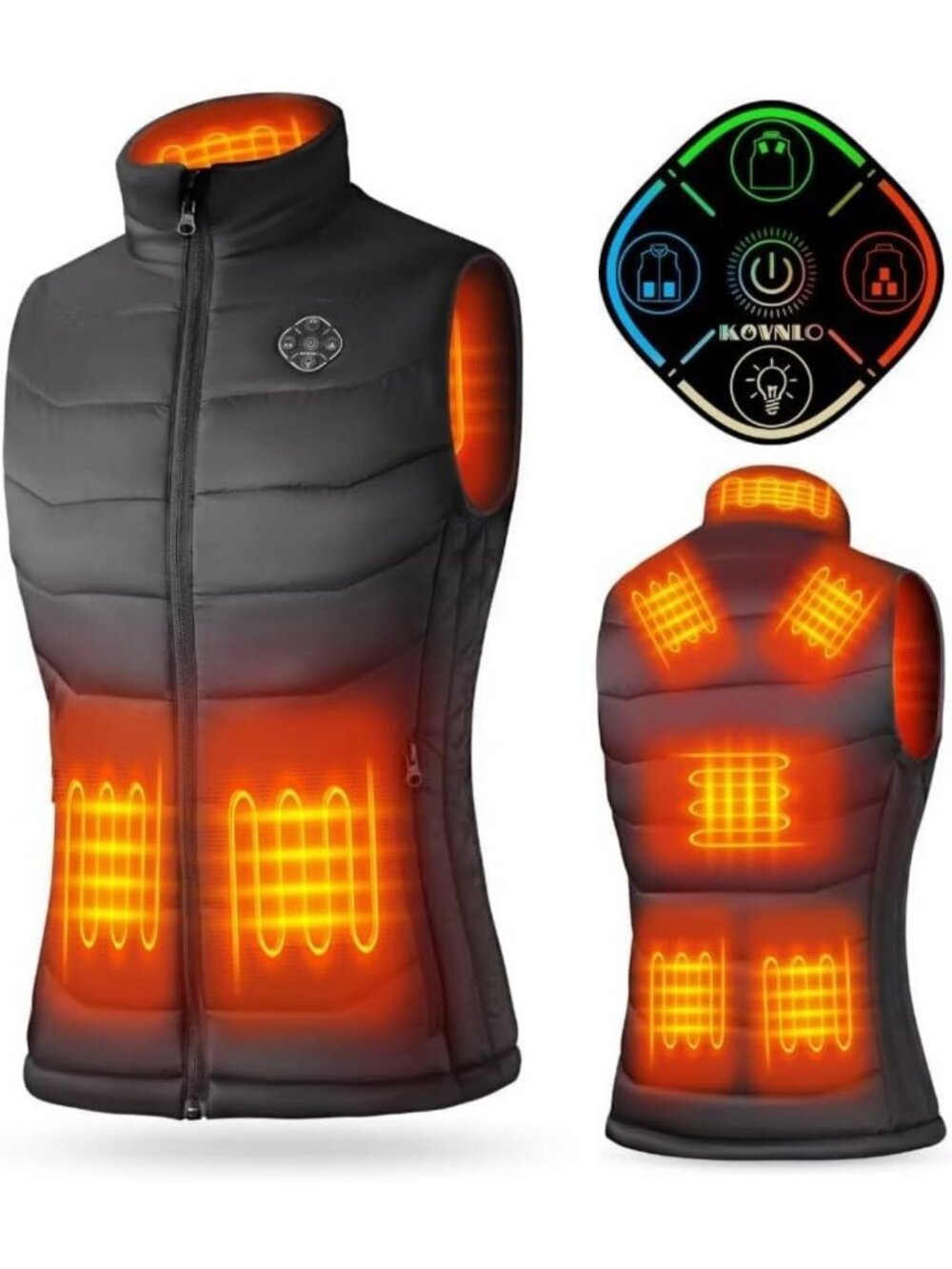 Heated Vest for Women | Electric Warming Jacket with Smart Controller